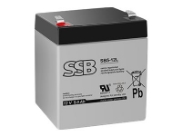 SSB SB 5-12L SSB battery 12V/5Ah T2 - 6.3 mm faston PC & Nettbrett - UPS - Erstatningsbatterier