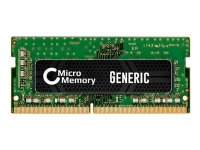 CoreParts - DDR4 - modul - 4 GB - SO DIMM 260-pin - 2400 MHz / PC4-19200 - 1.2 V - ej buffrad - icke ECC - för HP EliteBook 735 G5, 745 G5, 755 G5, 820 G4 ProBook 450 G4, 455 G5, 640 G4, 650 G4