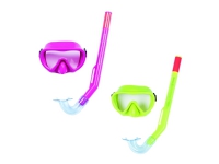 Bestway 24036, Barn, Halv ansigtsmaske, Polykarbonat, Grøn, Lyserød, 3 År, 143 g