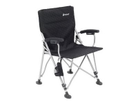 Outwell Campo - Camping chair - rectangular - armlener - D-shaped - 600D x 300D-polyester, PVC-belegg - svart Utendørs - Camping - Borde/Stoler