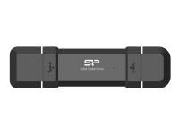 SILICON POWER DS72 500GB USB-A USB-C 1050/850 MB/s Black external SSD drive