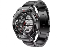 iWear HW5 Aluminium Smart Sport BT Call Smartwatch för män 1,52 tum Amoled Hjärtfrekvens/Oxygen Svart (IWHW5U-BK)