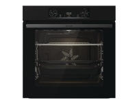 Gorenje Essential BOS6737E06B - Ovn - med dampfunksjon - innebygd - fordypning - bredde: 56 cm - dybde: 55 cm - høyde: 59 cm - med selvrens - Klasse A - svart