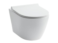 Bilde av Flow Fl60 Væghængt Toilet, Rimless, Med Soft Close Sæde, Hvid
