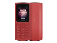 Bilde av Nokia 105 4g (2021) - 4g Funksjonstelefon - Dobbelt-sim - Ram 48 Mb / Internminne 128 Mb - 160 X 120 Piksler - Rød