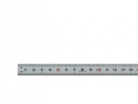 Hultafors stållineal 150mm - Hærdet rustfri stål m/matforkromet overflade m/mm gradering