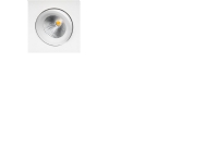 Downlight Junistar Square Isosafe LED 7W DTW hvid Belysning - Innendørsbelysning - Innbyggings-spot
