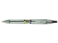 Pilot B2P Ecoball, Klips, Uttrykkbar kulepenn med hengefeste, Gjenfyllbar, Sort, 1 stykker, Medium Skriveredskaper - Kulepenner & Fyllepenner - Kulepenner med trykk-knapp