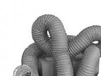 FLEX-100. Flexslange - PVC-belagt aluminiumsfolie på stålspiral L=5000 Ventilasjon & Klima - Baderomsventilator