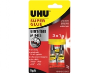 UHU Superlim Mini, 3x1 g - (10 stk.)