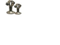 FIX-PRO Rörhållare i zink 3/4x30 mm Med väggfläns. Passar 22 mm insatser och 13-16 & 19 mm förlängningar