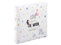 Hama To The Moon, Flerfarget, 100 ark, 10 x 15 cm, Book Binding, Hvit, 50 ark