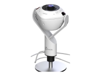 j5create JVU368-N - Konferansekamera - panorering / zoom - farge - 5 MP - 1920 x 1080 - 1080p - lyd - USB 2.0 / USB-C - MJPEG, YUV, H.264 - DC 5 V - TAA-samsvar