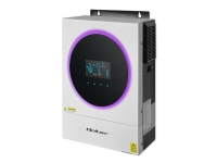 Qoltec - Strømomformer - 120A. hybrid solar inverter, MPPT, BMS, off-grid, sine - AC 230 V - 6000 watt - 6000 VA - enkeltfase - RS-232, USB, Wi-Fi - hvit, svart