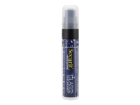 Securit® vandfast kridtmarker med blokspids i sort - (6 stk.)