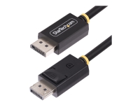 StarTech.com 2m DisplayPort 2.1 Cable, VESA-Certified, DP40 DP 2.1 Cable - DisplayPort-kabel - DisplayPort (hane) spärrad till DisplayPort (hane) spärrad - DisplayPort 2.1 - 2 m - passiv, 8K60Hz stöd, 4K144Hz stöd, 1440p stöd 240 Hz, upp till 40 Gbps