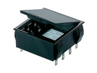 Bopla 46600000 Batteriholder 4x R6 (AA) 9 V blok Loddetilslutning (L x B x H) 65 x 65 x 21.5 mm