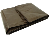 Geko Presenning Presenning 5x6m ekstra tykk/brun 200G (3)