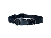 Produktfoto för Dogman Just. halsb Iris svart 35-50cm