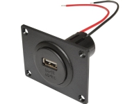 ProCar 67332501 Power USB stikdåse med monteringsplade Tilladt belastning strøm maks.: 3 A Passer til (detaljer) USB-A Bilpleie & Bilutstyr - Interiørutstyr - Annet interiørutstyr