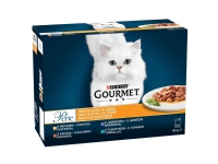 Purina PURINA Gourmet Perle Duck, kalkun, lam, tunfisk - våt kattemat - 12x85 g