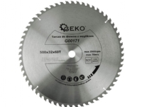 Geko G00171 Tct Circular Saw Blade For Wood 500 mm x 32 mm x 60 T