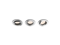 Philips Donegal innebygd spot, innebygd lysplate, GU10, LED, 500 lm, 220-240 V, krom