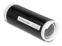 Delock - Cold shrink tube - innendørs, utendørs - 13 cm - svart (en pakke 2)