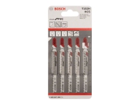 Bosch clean for Wood T 102 H - Sticksågblad - för polyvinylklorid (PVC), polystyren (PS), polyamid (PA) - 5 delar - längd: 100 mm