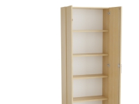 Mora Højskab 2100x1000x600mm birk laminat