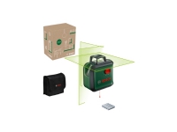 Bosch Advanced Level 360, 24 m, 0,4 mm/m, 4°, 4 s, Horisontal/vertikal, Grønn