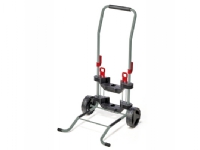 Einhell 4173772, Manuel trillebør, 2 hjul, Solidt hjul, Sort, Rød, 75 L, 50 kg