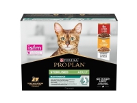 Purina PURINA Pro Plan Sterilisert biff og kylling i saus Multipack - våt kattemat - 10x85 g