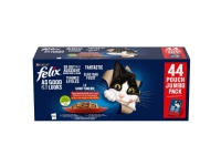 Purina Felix Fantastisk kattefôr i gelé 3,2 kg (44 stk)