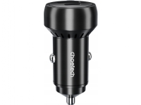 Choetech TC0014 USB-C USB-A PD 60W billader med LED-bakgrunnsbelysning - svart