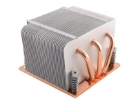 Inter-Tech K-618 - Prosessorvarmeavleder - (for: LGA1156, LGA1155) - aluminium med kobberbasis - 2U