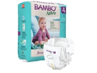 Børneble, tapeble, miljømærket, Bambo Nature, 4, 7-14 kg - (6 stk.)