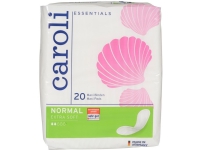 Hygiejnebind, Caroli, 22,5x9cm, hvid, Maxi Pads, Normal - (12 stk.)