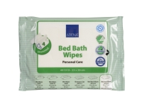 Sengebadsserviet, ABENA, 20x23cm, uden farve og parfume, 4 stk., vask uden vand - (36 stk.)