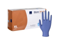 Undersøgelseshandske, ABENA Excellent, XL, mørkeblå, nitril, pudderfri, acceleratorfri - (200 stk.)