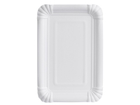Pølsebakke, ABENA, 13x20cm, hvid