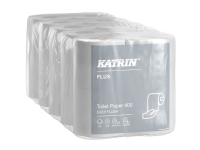 Toiletpapir Katrin Plus Easy Flush 2-lag 50m hvid,5 pk x 4 stk/krt