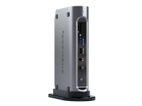 Satechi Multimedia Pro Dock - Dokkingstasjon - USB-C / Thunderbolt 4 - 2 x DP, 2 x HDMI, USB-C - 2.5GbE - 135 watt - Europa