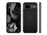 Google Pixel 8a – 5G smartphone – dual-SIM – RAM 8 GB / Intern hukommelse 256 GB – OLED-skærm – 6.1 – 2400 x 1080 pixels (120 Hz) – 2x bagkameraer 64 MP, 13 MP – front camera 13 MP – obsidian