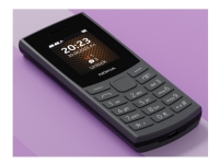 Nokia 105 4G (2023) – 4G funktionstelefon – dual-SIM – microSD slot – LCD-skærm – brunsort