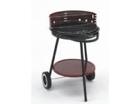 LANDMANN 0660, Grill, Kull + ved, 43 cm, 6 person(er), Handlekurv, Rist