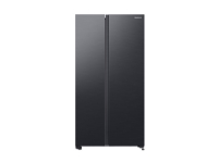 Samsung RS62DG5003B1, Frittstående, Amerikansk dør, Sort, Herdet glass, Venstre/høyre, 628 l