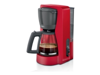 Produktfoto för Bosch TKA2M114, Droppande kaffebryggare, 1,25 l, Malat kaffe, Röd