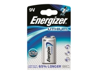 Bilde av Energizer 7638900332872, Engangsbatteri, 9v, Lithium, 9 V, 1 Stk, Blister