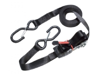 MASTER LOCK 3066EURDAT, Sort, Polyester, Polyvinylklorid (PVC), Stål, Skralle til lastestropp, S-krok